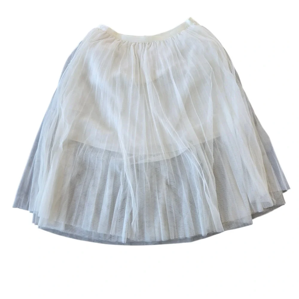 J. Crew Girls' Pleated Midi Skirt in Tulle Size XL NWOT